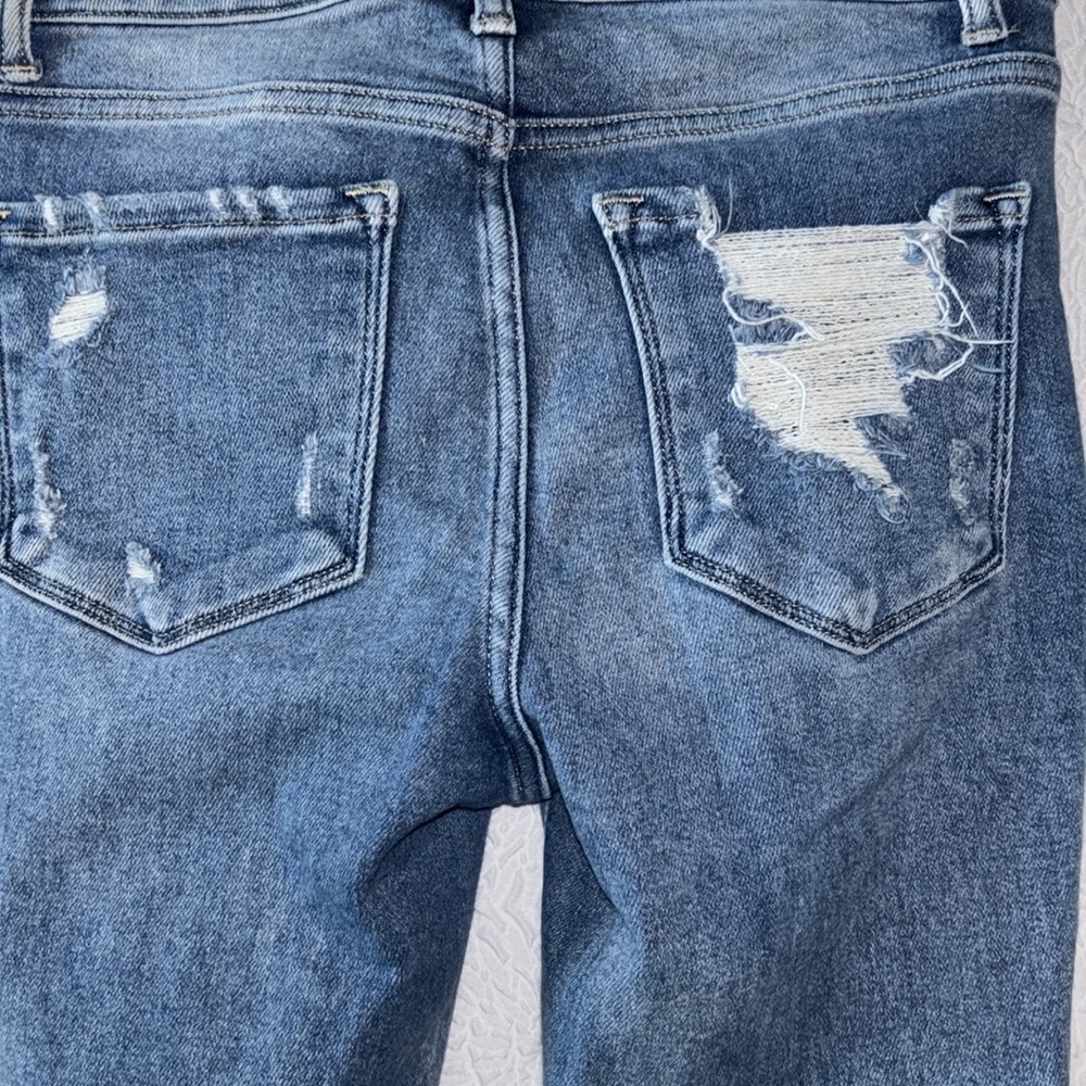 Flying Monkey Button Up Destroyed/Distressed Raw … - image 5